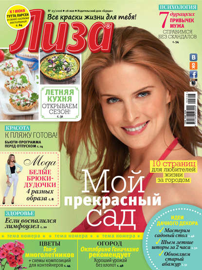 Журнал «Лиза» №23/2016 — ИД «Бурда»